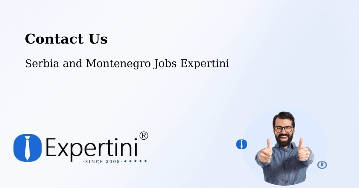 Contact Expertini – Alma - Serbia and Montenegro Jobs Expertini