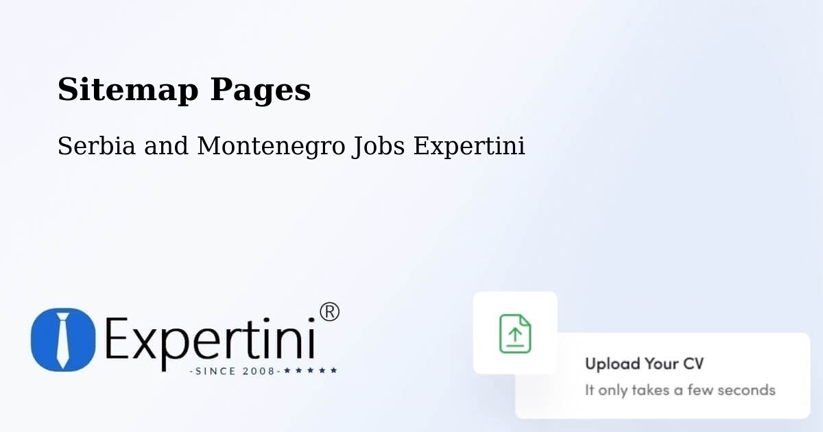 Sitemap Pages - Alma - Serbia and Montenegro Jobs Expertini