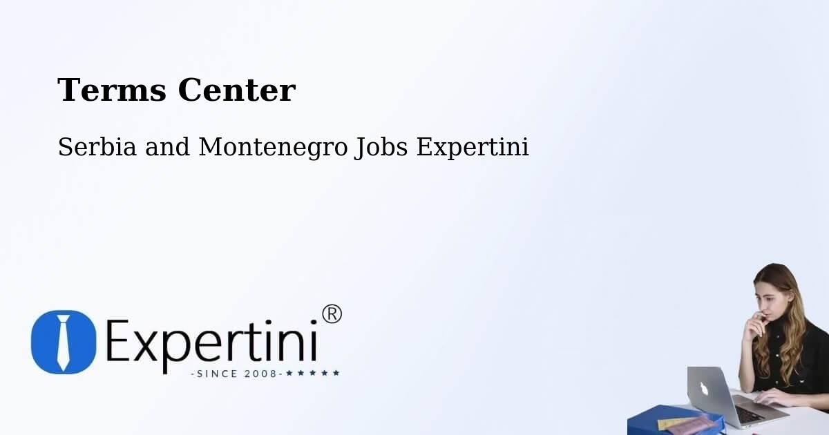 Terms of Service – Alma - Serbia and Montenegro Jobs Expertini